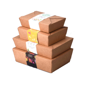 現(xiàn)貨卡扣式牛皮紙餐盒